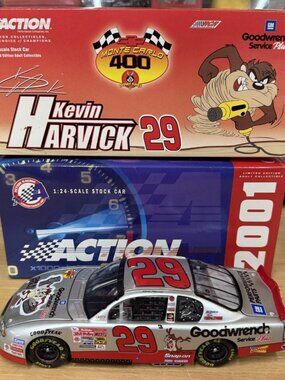 2001 Kevin Harvick 1/24 , Action Monte Carlo 400 Taz, Looney Toons